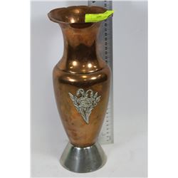 LARGE FLEMISH COPPER VASE