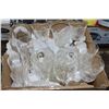 Image 1 : BOX OF ASSORTED CRYSTAL GLASSWARE