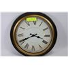 Image 1 : 16" EDINBURGH CLOCK WORKS COMPANY WALL CLOCK