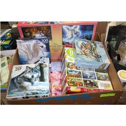 BOX FULL OF NEW PUZZLES