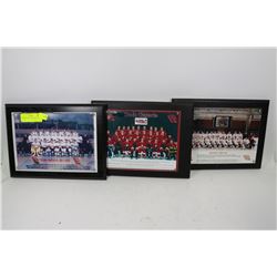 3 1999-2001 TEAM CANADA PLAQUES