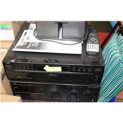 JVC AMP/ CD PLAYER & SPEAKERS