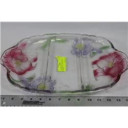 LARGE MIKASA 2 HANDLED LILY PLATTER
