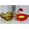 Image 1 : TWO ART GLASS DISHES