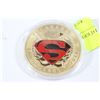 GOLD PLATED SUPERMAN COIN