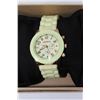 GENEVA WATCH WITH LIGHT GREEN FACE