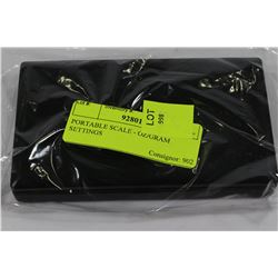 PORTABLE SCALE - OZ/GRAM SETTINGS