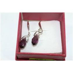 HANDCRAFTED .925 SILVER & CRYSTAL EARRINGS