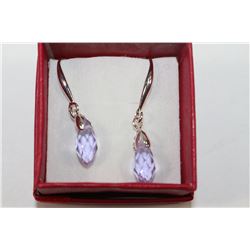 HANDCRAFTED .925 SILVER & CRYSTAL EARRINGS