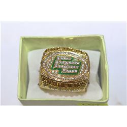 GOLD CLAD 2003 EDMONTON ESKIMOS RING ( REPLICA )