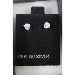 .925 SILVER EARRINGS WITH CUBIC STONES