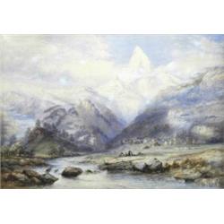 James Poole (1804 - 1886), - James Poole (1804 - 1886), Zermatt And The Matterhorn, an extensive...