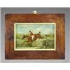 Image 1 : English School (c.1850), - English School (c.1850), Taking A Fence, a fox-hunting scene, board,...