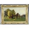Image 1 : Arthur Spooner (1873 - 1962), - Arthur Spooner (1873 - 1962), The Haycart, with horses and figur...