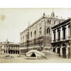 Four albumen prints of Venice, - Four albumen prints of Venice, including St. Marks Square, nos....