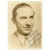 Image 1 : LUGOSI, Bela, - LUGOSI, Bela, sepia 7in x 5in, superb half length shot facing to side, 'To Brend...