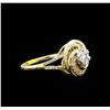 Image 2 : 0.52ctw Diamond Ring - 14KT Two-Tone Gold