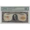 Image 1 : 1922 $10 Large Gold Certificate PMG Graded Choice Fine 15 - Fr#1173 Speelman Whi