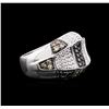 Image 2 : 1.25ctw Fancy Multicolor Diamond Ring - 14KT White Gold