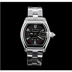 Cartier Stainless Steel Roadster Mens Watch