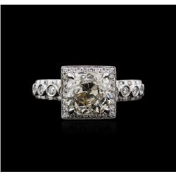 18KT White Gold 3.57ctw Diamond Ring