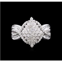 1.00ctw Diamond Ring - 14KT White Gold