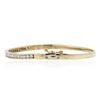 Image 2 : 14KT Yellow Gold 1.21ctw Diamond Bangle Bracelet