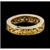 Image 1 : 14KT Yellow Gold 4.18ctw Yellow Sapphire Ring