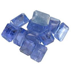 12.6ctw Rectangular Step Tanzanite Parcel