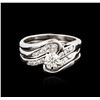 Image 1 : 14KT White Gold 0.85ctw Diamond Wedding Ring Set