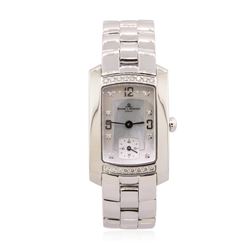 Baume Mercier Stainless Steel Diamond Mercler Hampton Watch