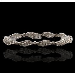 10KT White Gold 2.50ctw Diamond Bracelet