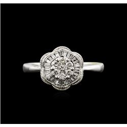 0.38ctw Diamond Ring - 14KT White Gold