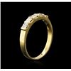 Image 3 : 18KT Yellow Gold 0.40ctw Diamond Ring