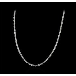 14KT White Gold 16.16ctw Diamond Necklace