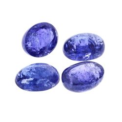 24.88ctw. Oval Cabochon Cut Tanzanite Parcel