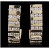 Image 1 : 14KT Yellow Gold 1.00ctw Diamond Earrings