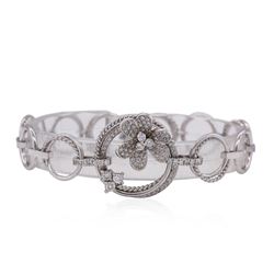 14KT White Gold 1.00ctw Diamond Bracelet