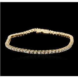 14KT Yellow Gold 1.89ctw Diamond Tennis Bracelet