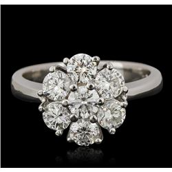 14KT White Gold 1.77ctw Diamond Ring