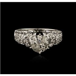 14KT White Gold 1.58ctw Diamond Ring