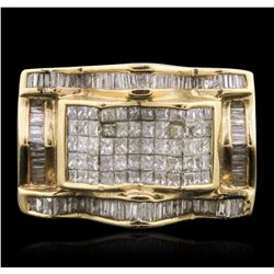 14KT Yellow Gold 2.71ctw Diamond Ring