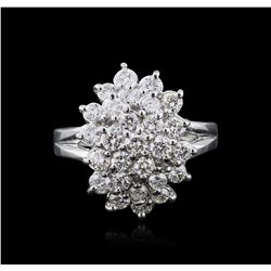 14KT White Gold 1.47ctw Diamond Ring