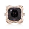 Image 1 : 14KT Rose Gold 15.00ct Spinel and Diamond Ring