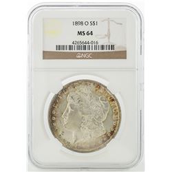 1898-O NGC MS64 Morgan Silver Dollar