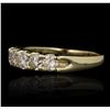 Image 2 : 14KT Yellow Gold 0.85ctw Diamond Wedding Band