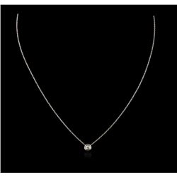 14KT White Gold 0.25ct Diamond Necklace