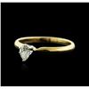 Image 2 : 14KT Yellow Gold 0.25ct Diamond Ring