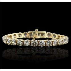 14KT Yellow Gold 15.54ctw Diamond Bracelet