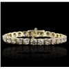 Image 1 : 14KT Yellow Gold 15.54ctw Diamond Bracelet